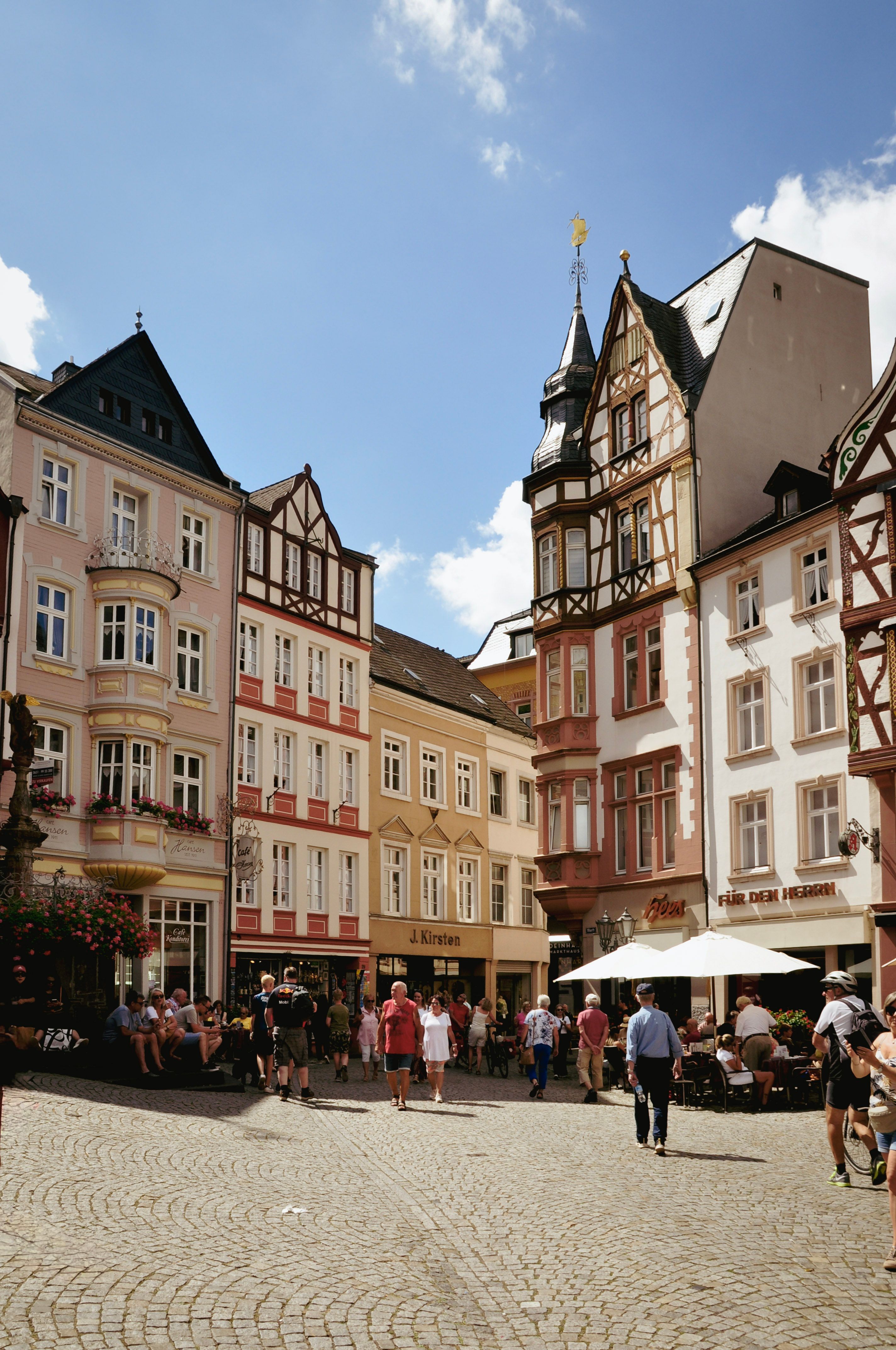 Ortszentrum einer Region, die medizinische Versorgung braucht